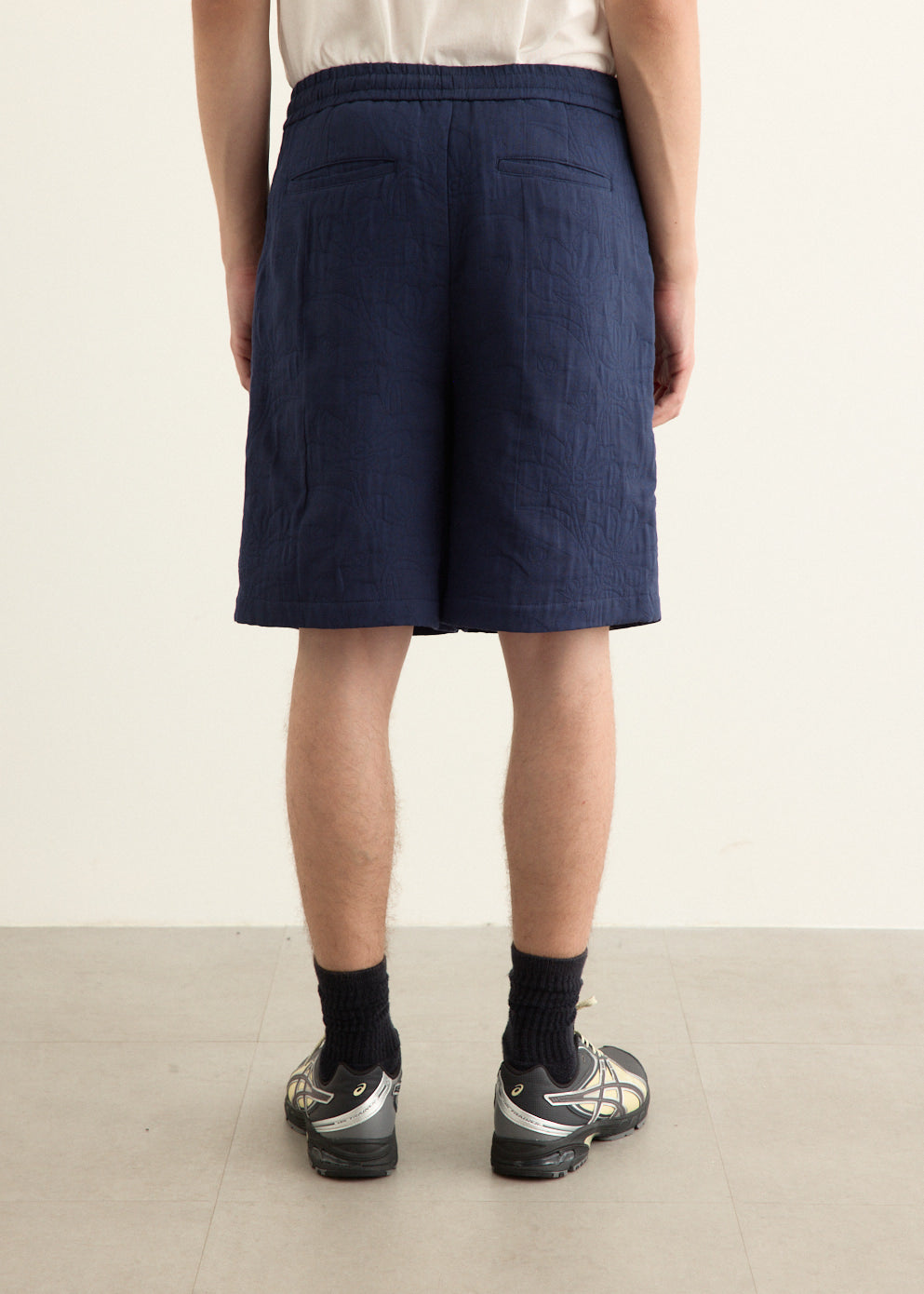 Textured Smokestack Shorts