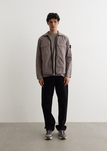 Cotton Ripstop Garment Dyed Overshirt