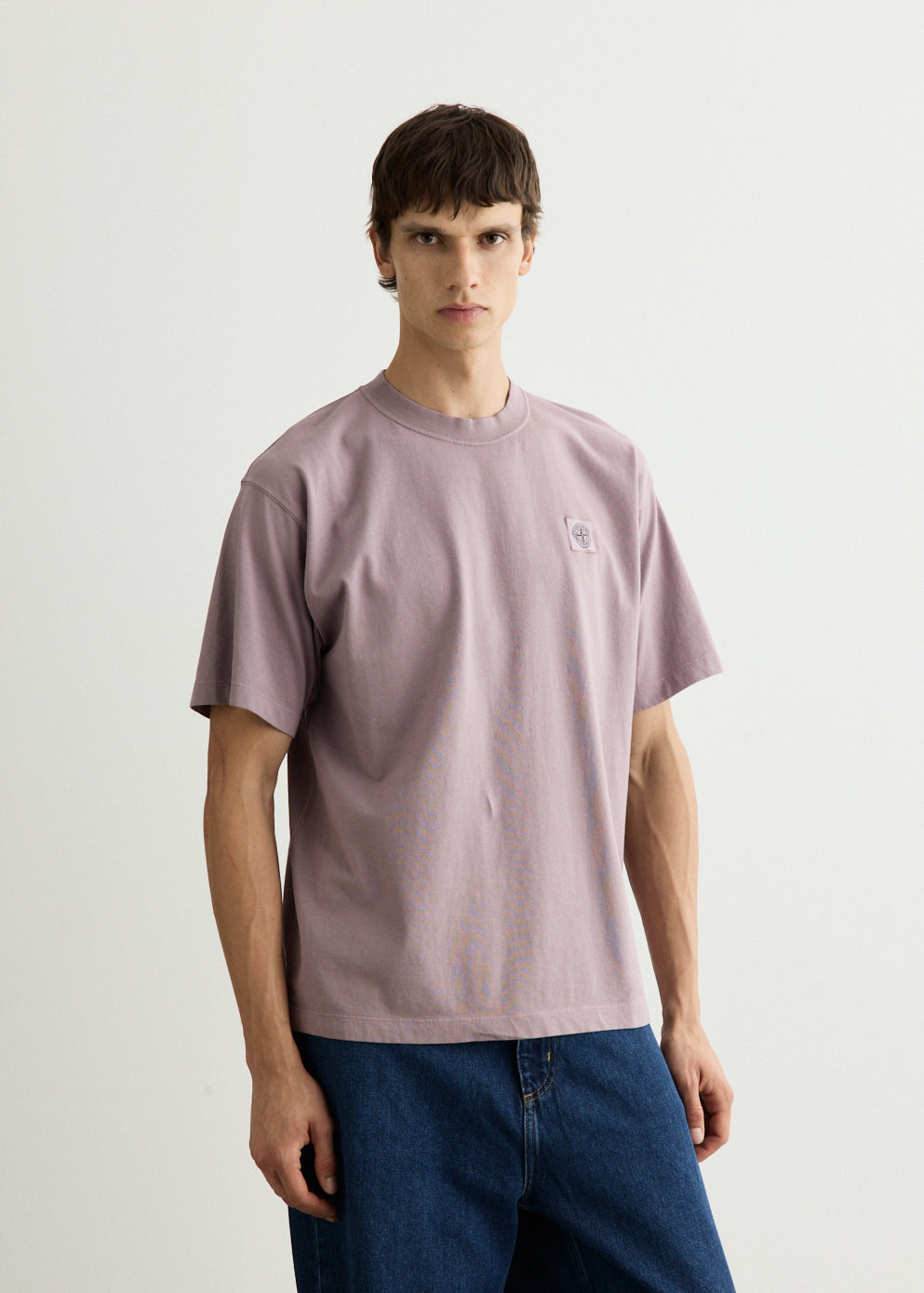 Regular Fit Garment Dyed Compass T-Shirt