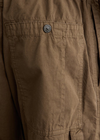 Loose Fit Organic Cotton Ripstop Cargo
