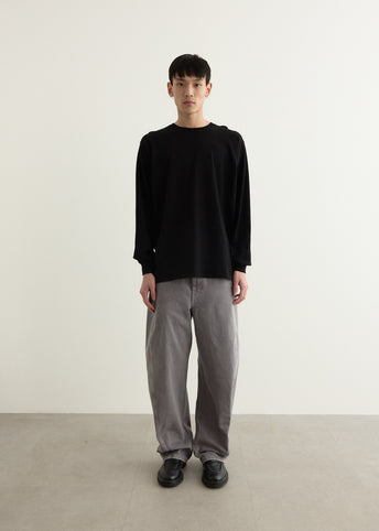Luster Plaiting Long Sleeve T-Shirt