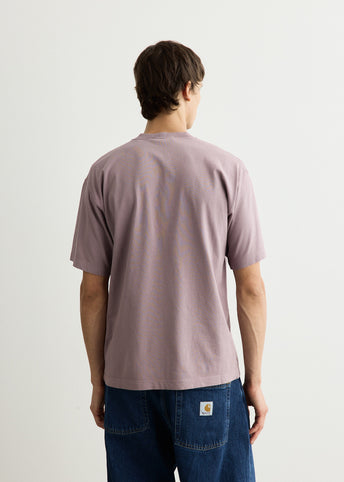 Regular Fit Garment Dyed Compass T-Shirt