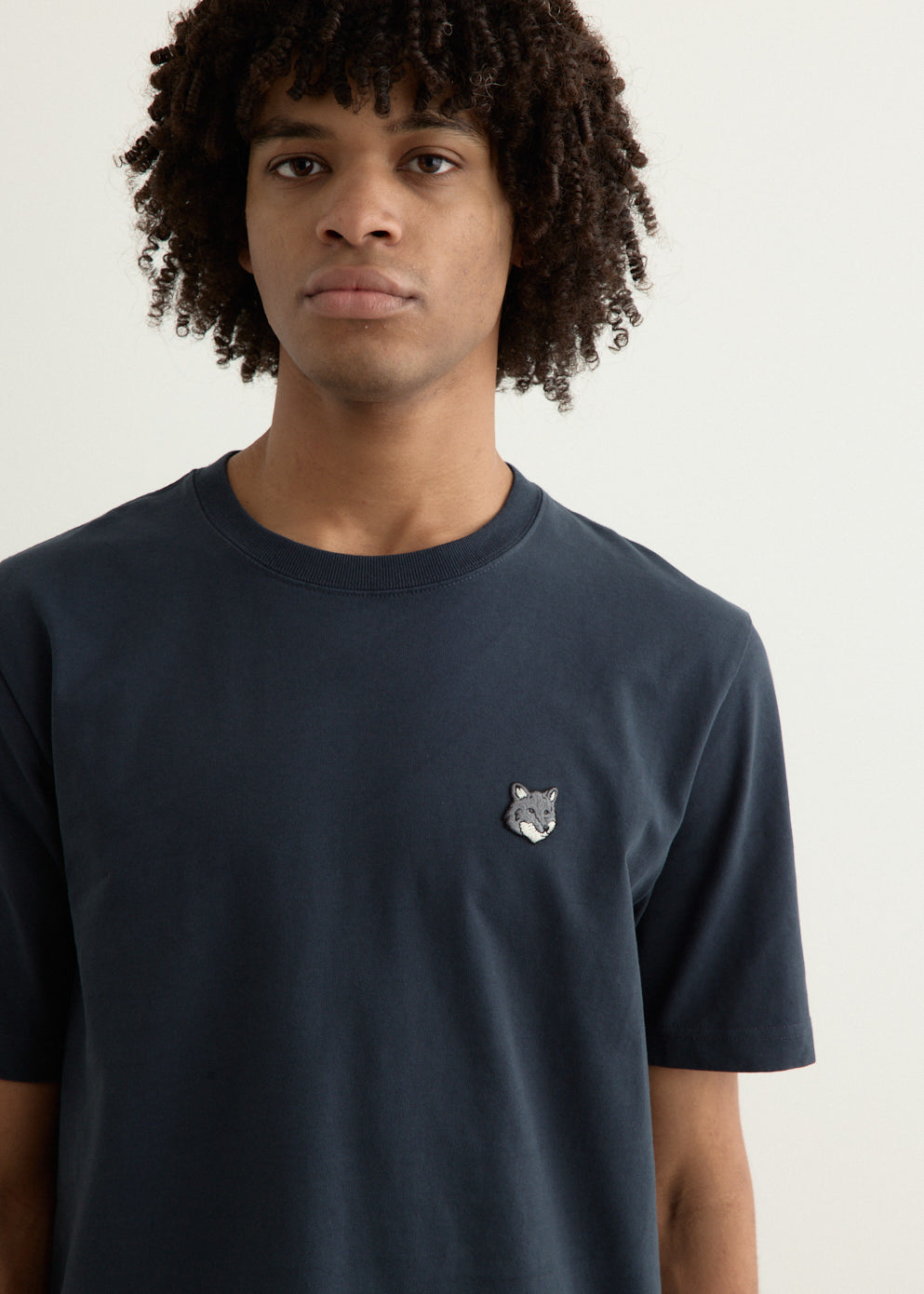 Grey Fox Head Patch Comfort T-Shirt