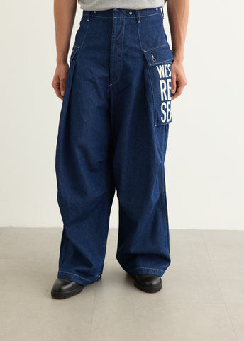 11.5oz Denim JUMBO MONKEY Pants (FACTORY-REPAIR & Embroidery)