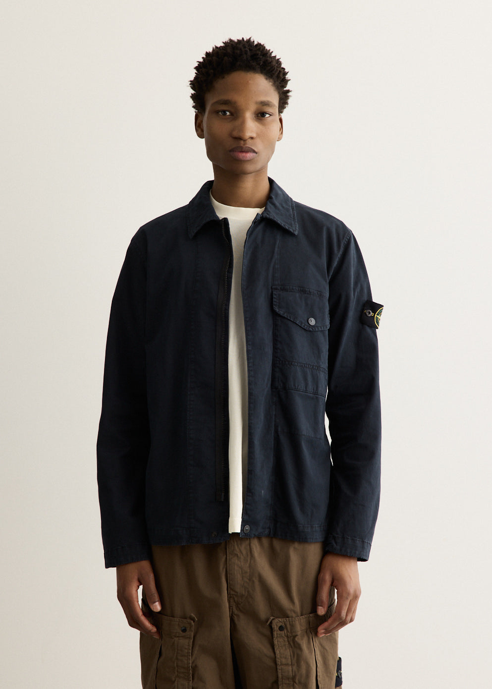 Organic Broken Twill Overshirt