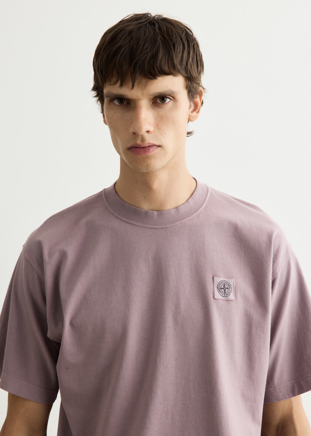 Regular Fit Garment Dyed Compass T-Shirt