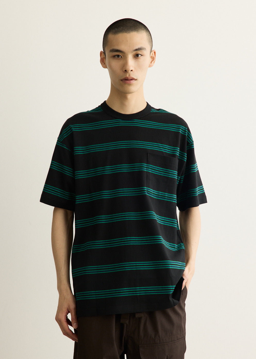 Cotton Jersey Stripe T-Shirt