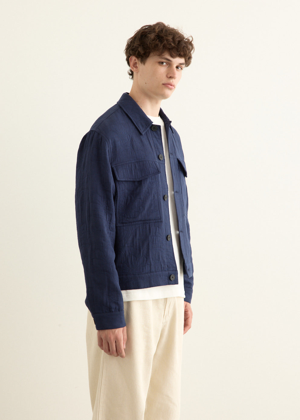 Stereo Wave Textured Jacket