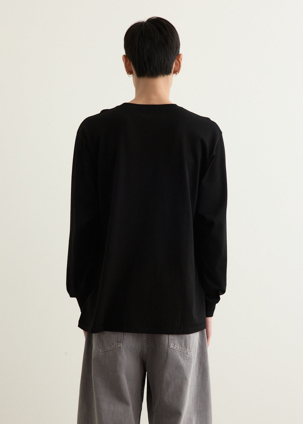 Luster Plaiting Long Sleeve T-Shirt