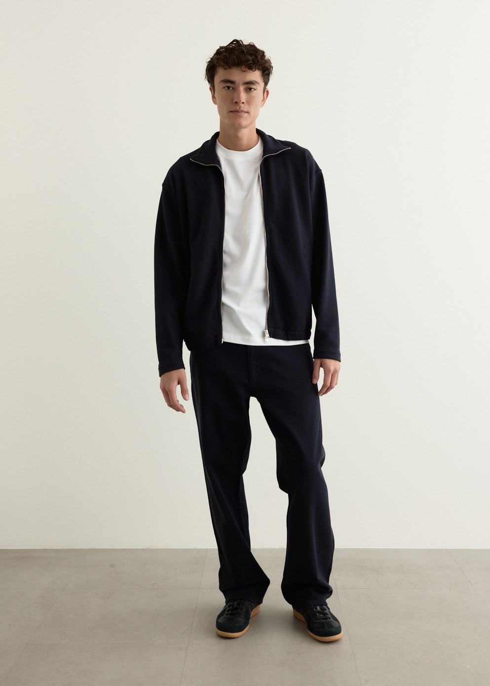 Bjorn Relaxed Organic Loopback Track Jacket