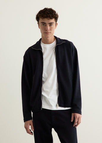 Bjorn Relaxed Organic Loopback Track Jacket