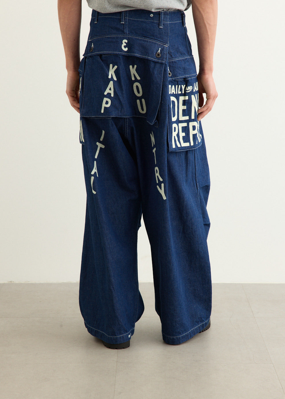 11.5oz Denim JUMBO MONKEY Pants (FACTORY-REPAIR & Embroidery)