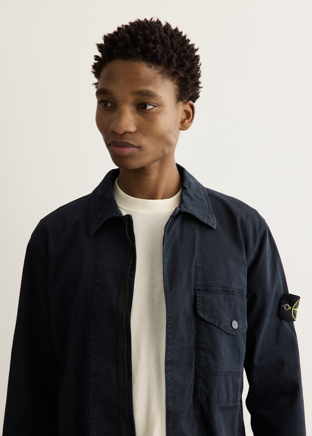 Organic Broken Twill Overshirt