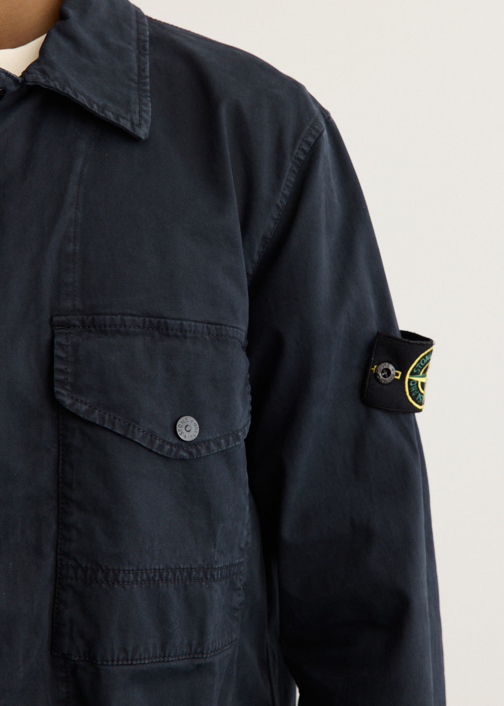 Organic Broken Twill Overshirt