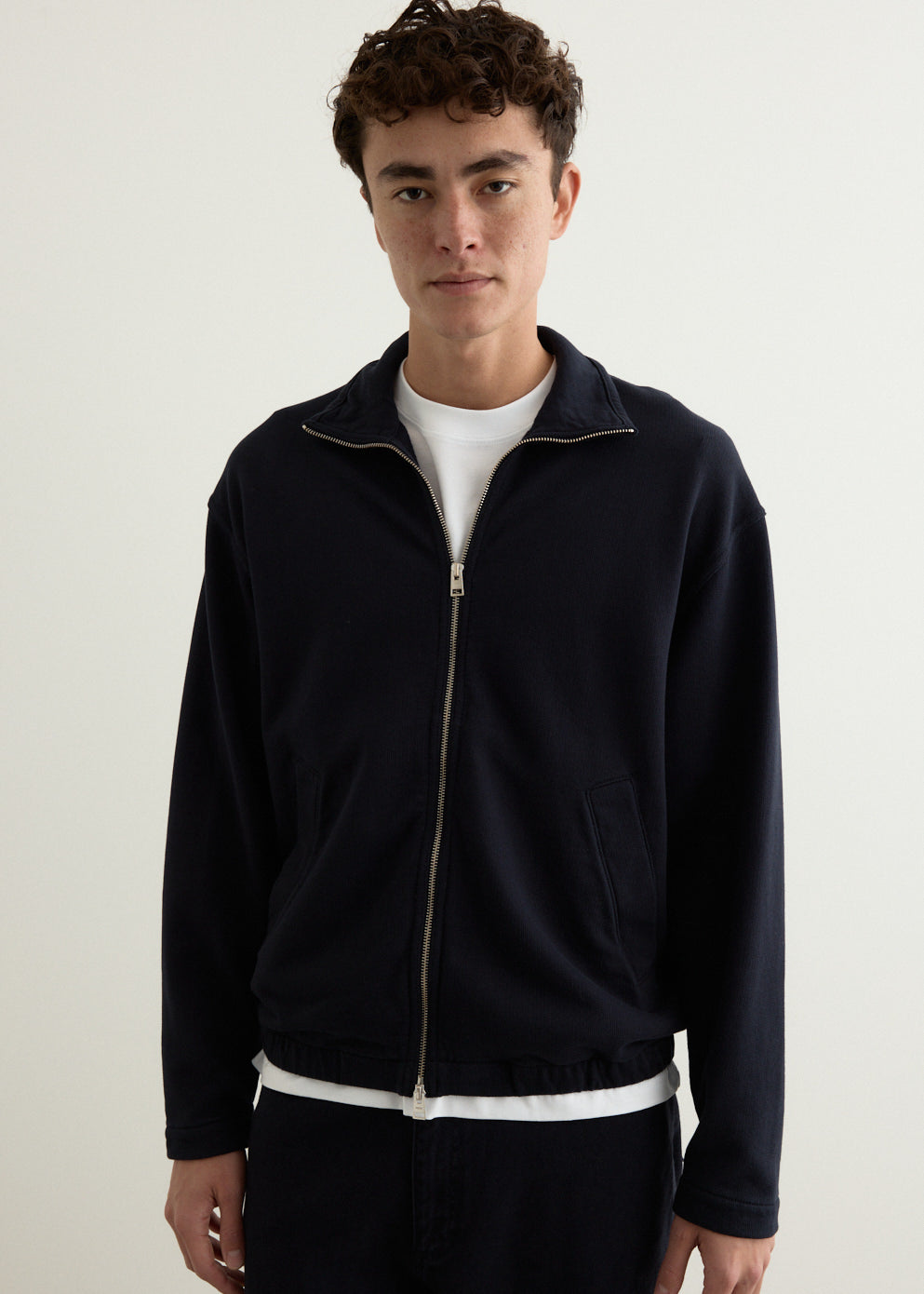 Bjorn Relaxed Organic Loopback Track Jacket