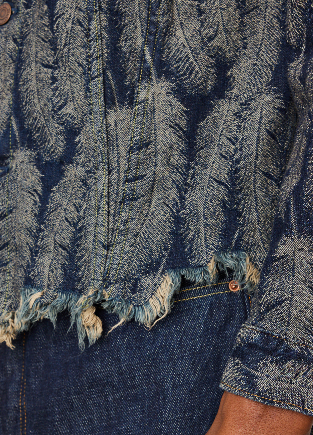 Kapital 12oz Feather Denim 3rd Jacket 2 Indigo | SOMEWHERE®