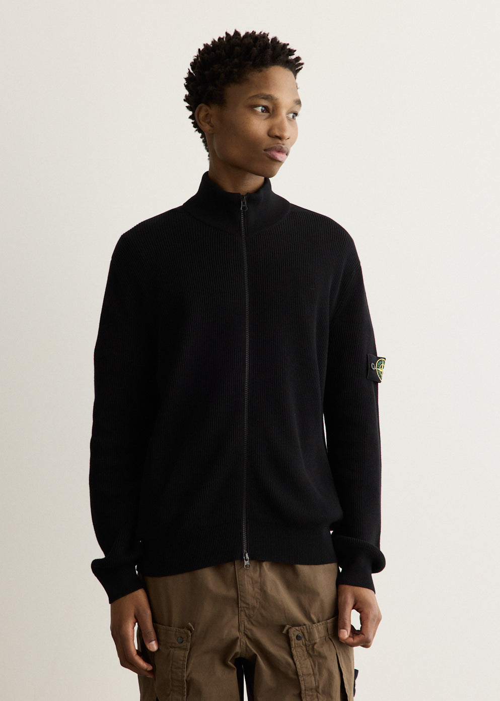 Organic Cotton Full Zip Cardigan