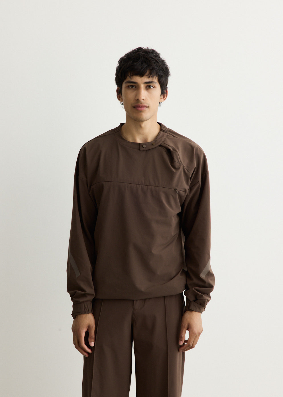 x Entire Studios Z.N.E Uniform Half Zip Woven Track Top