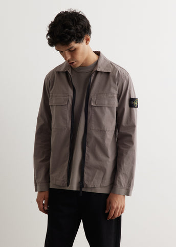 Cotton Ripstop Garment Dyed Overshirt