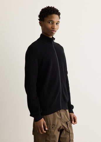 Organic Cotton Full Zip Cardigan