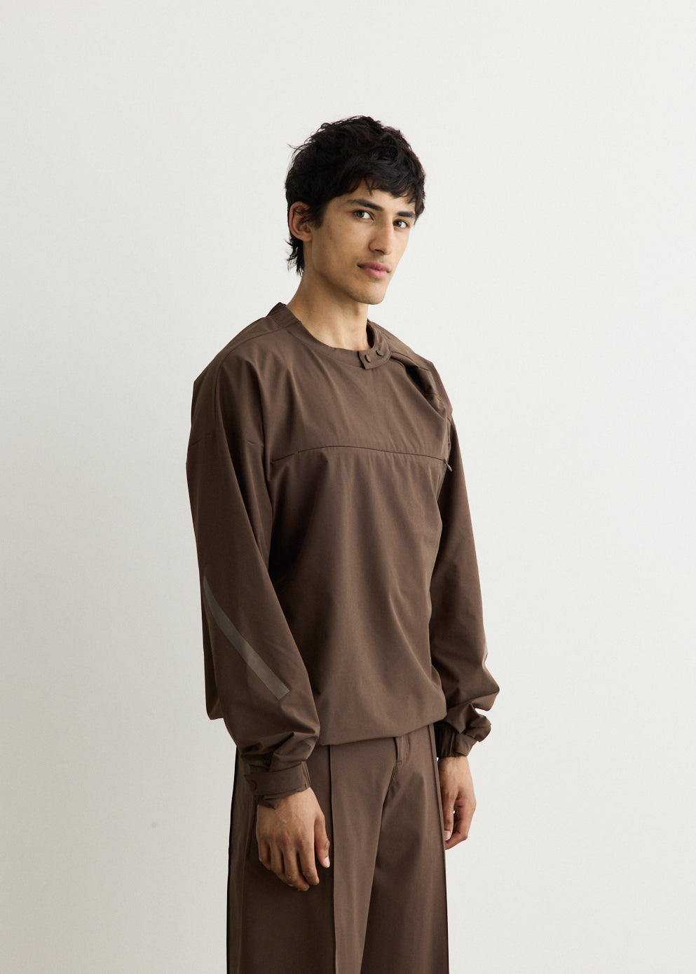 x Entire Studios Z.N.E Uniform Half Zip Woven Track Top