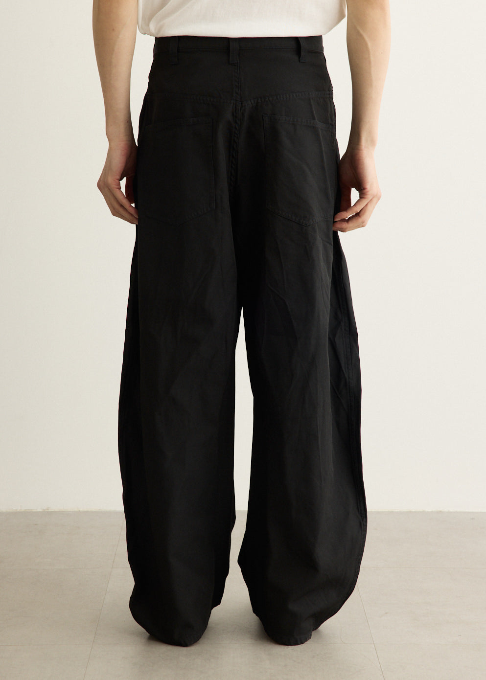 Polyester Serge Garment Treated Pants