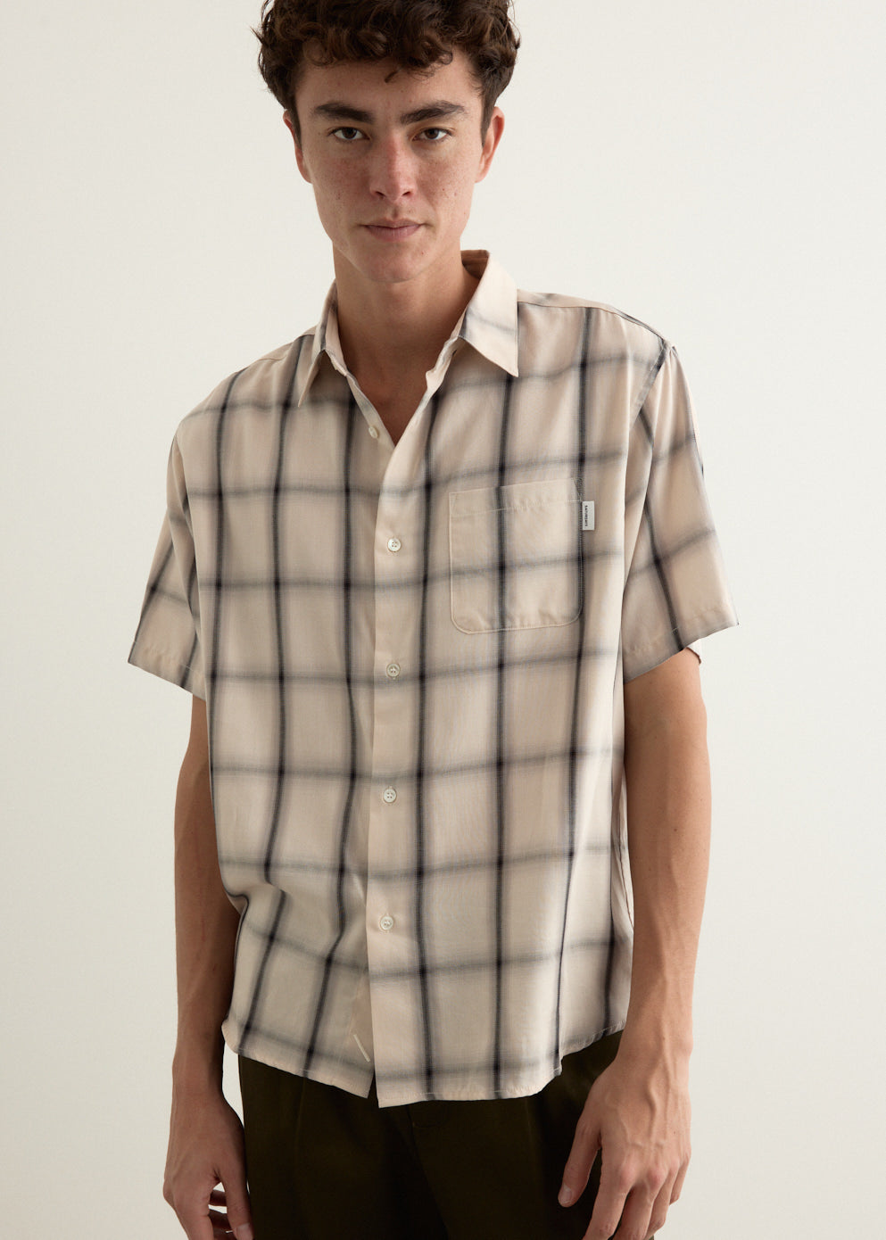 Bruce Ombre Check Short Sleeve Shirt