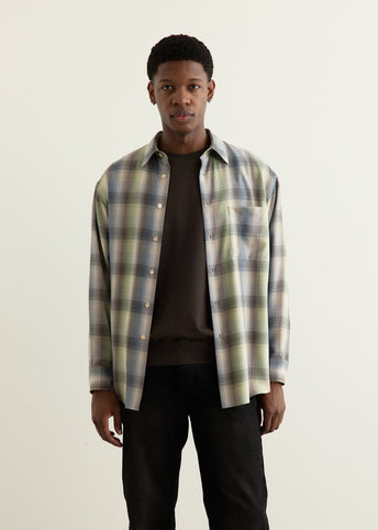 Super Light Wool Check Shirt