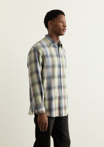 Super Light Wool Check Shirt