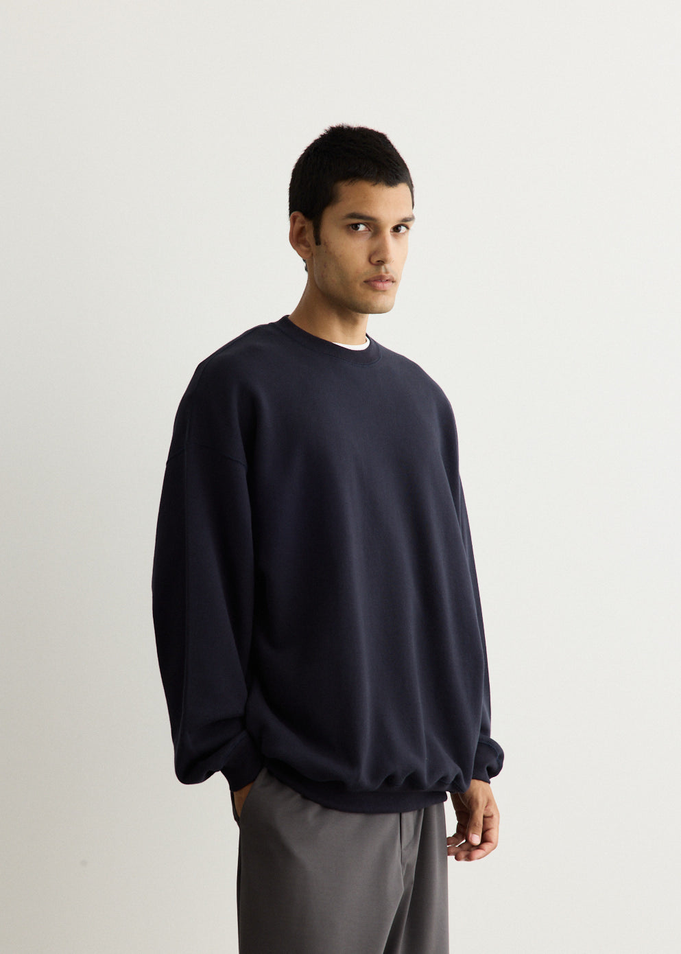 AZUMA Terry Crew Neck Sweatshirt