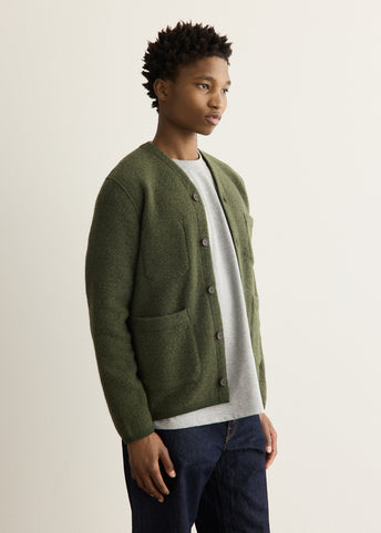 Wool Fleece Cardigan