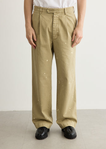 パンツ PRODUCT DYED FINX CHINO ONE-TUCK PANTS Garment Dyed Finx Light Chino One Tuck Wide Pants