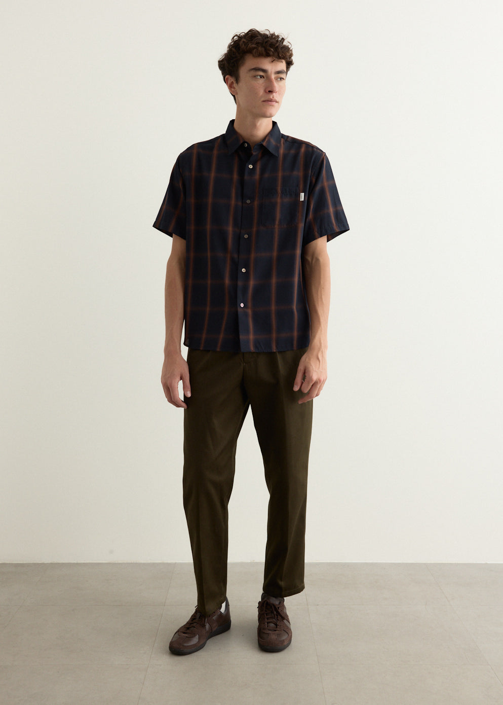 Bruce Ombre Check Short Sleeve Shirt