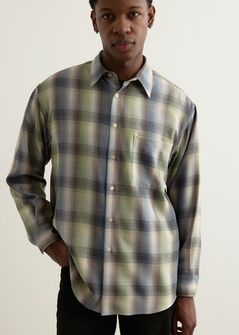 Super Light Wool Check Shirt