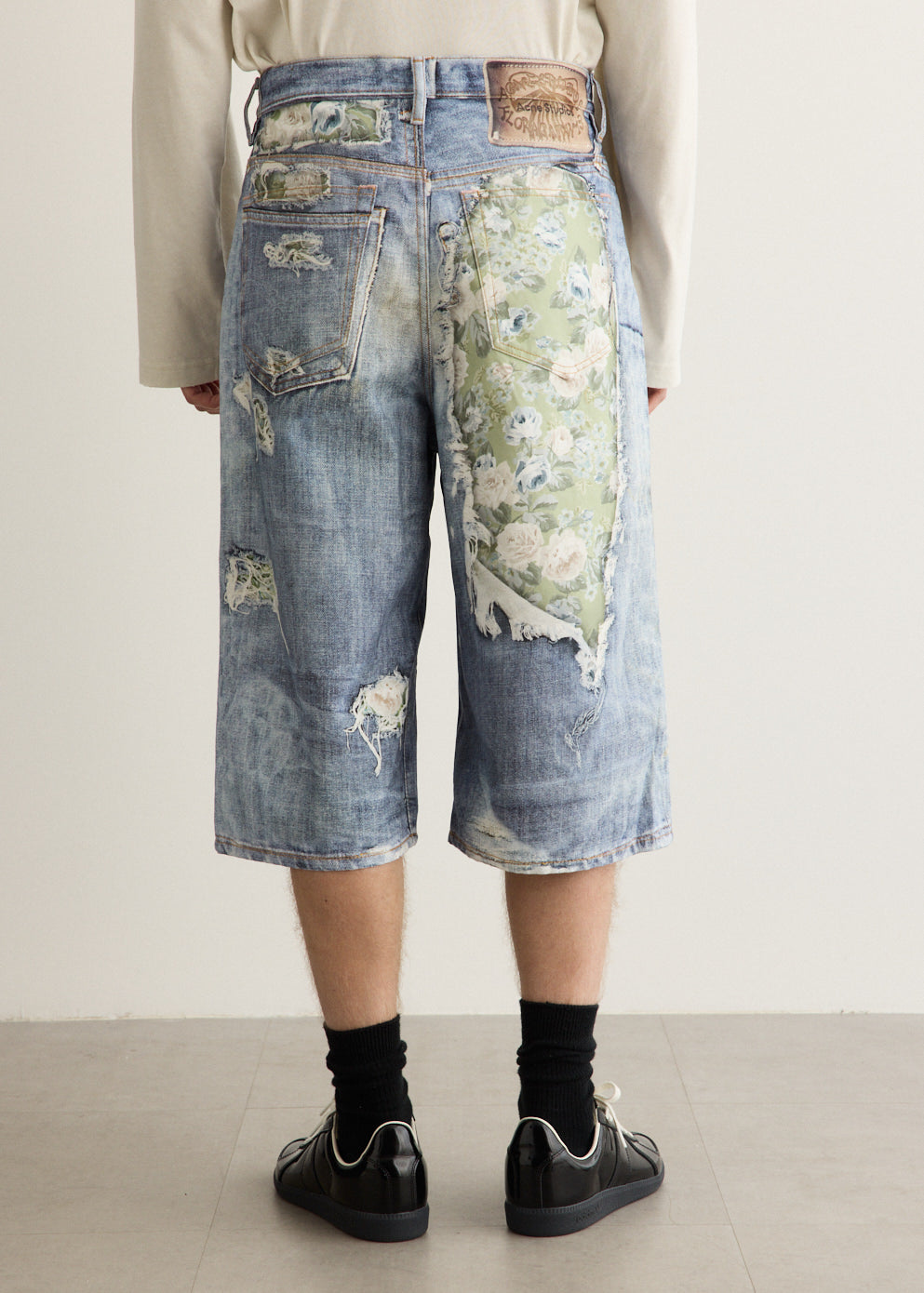Judda Denim Floral Shorts