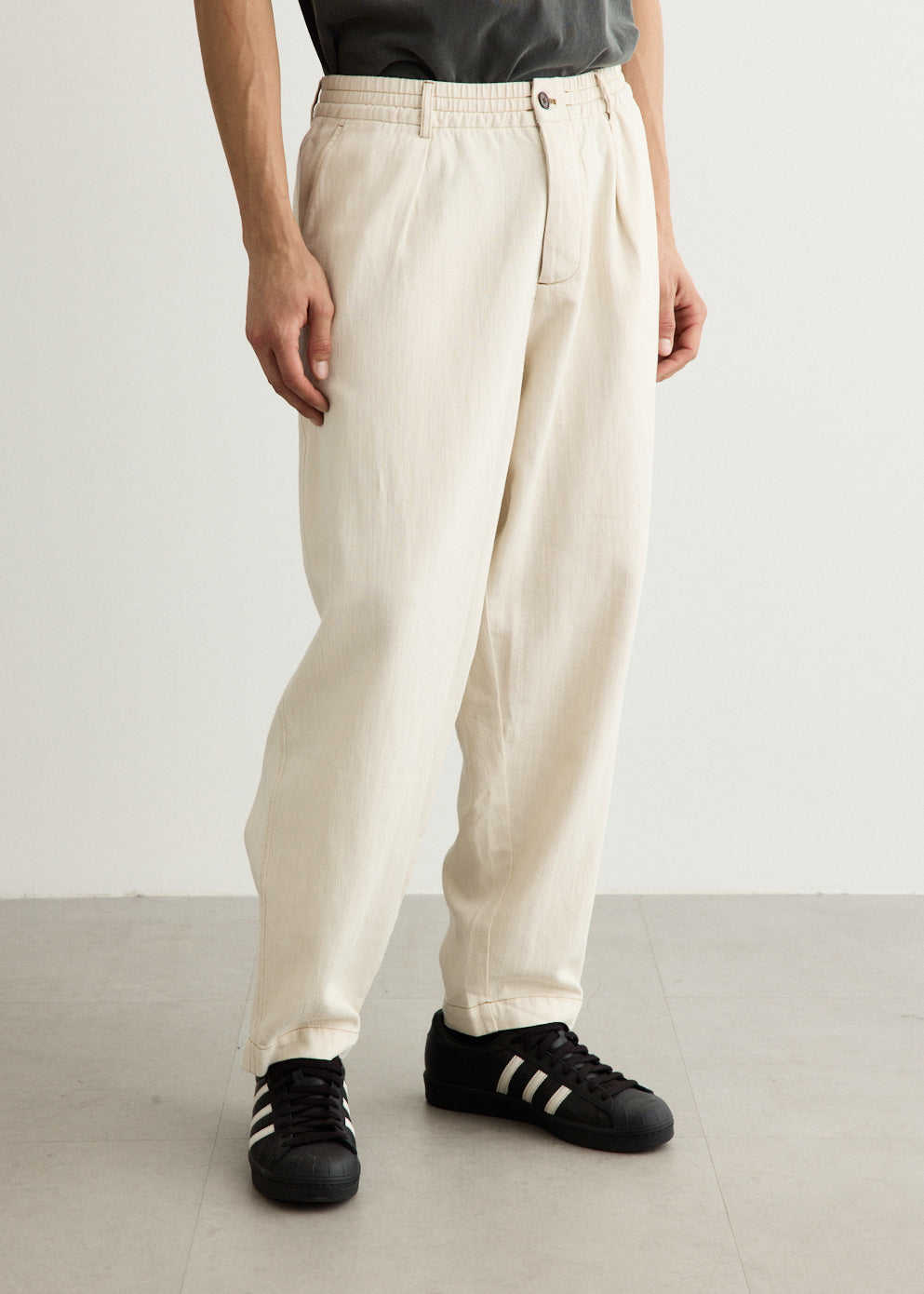 Pleated Track Pants