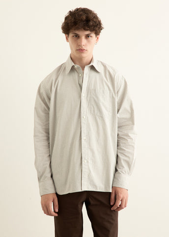 Mo Oversize Poplin Check Shirt
