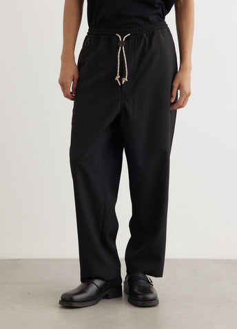 Wool High Density Poplin Pants