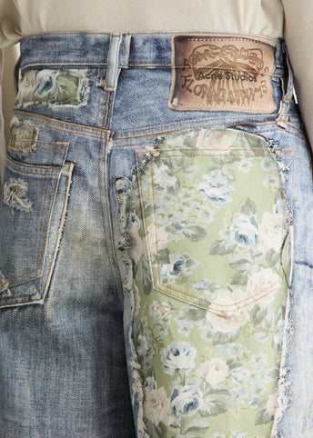 Judda Denim Floral Shorts