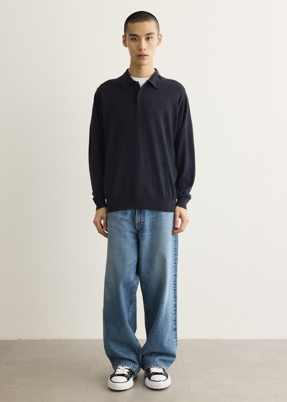 Contempo Silk Linen Knit Polo