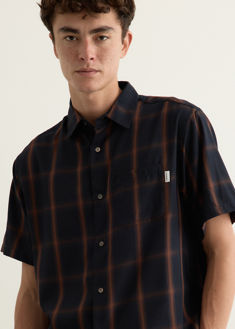 Bruce Ombre Check Short Sleeve Shirt
