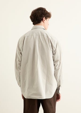 Mo Oversize Poplin Check Shirt