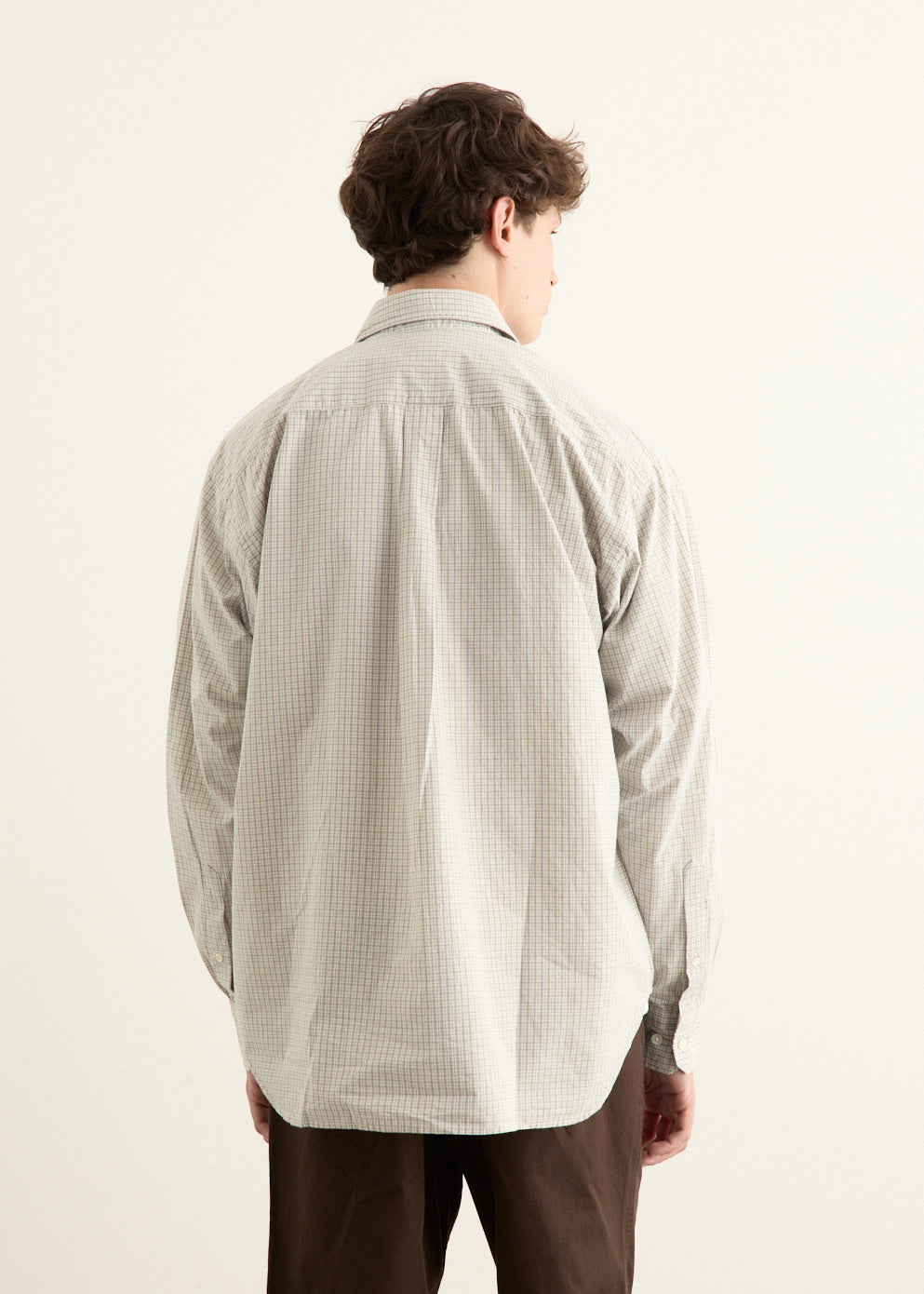 Mo Oversize Poplin Check Shirt