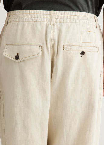 Pleated Track Pants