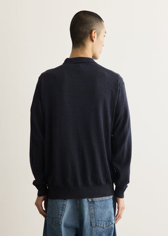 Contempo Silk Linen Knit Polo