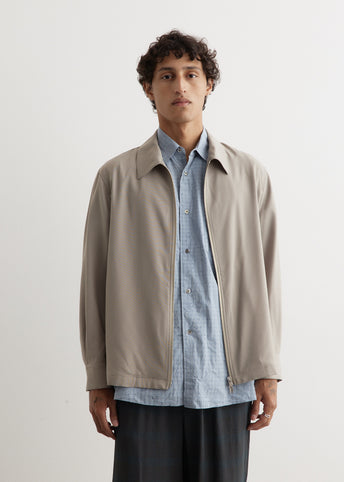 Front Zip Shirt Blouson