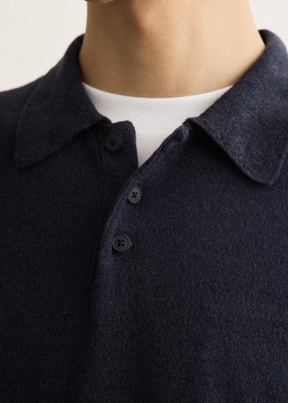 Contempo Silk Linen Knit Polo