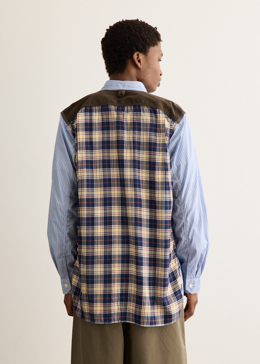 Stripe and Check Shirt