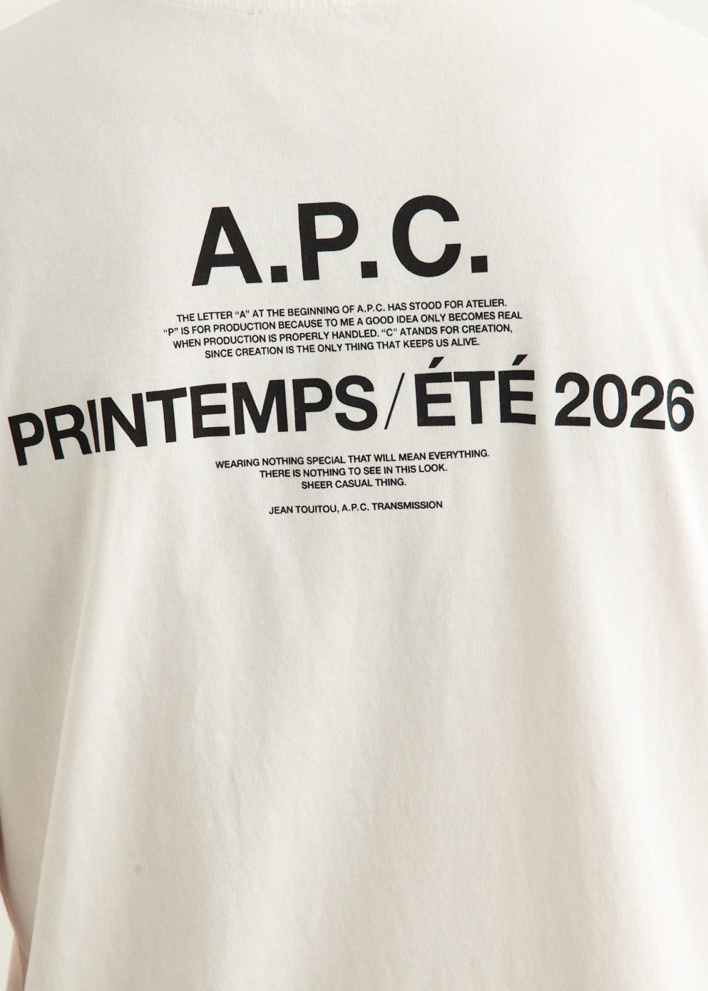 APC Printemps 26 T-Shirt