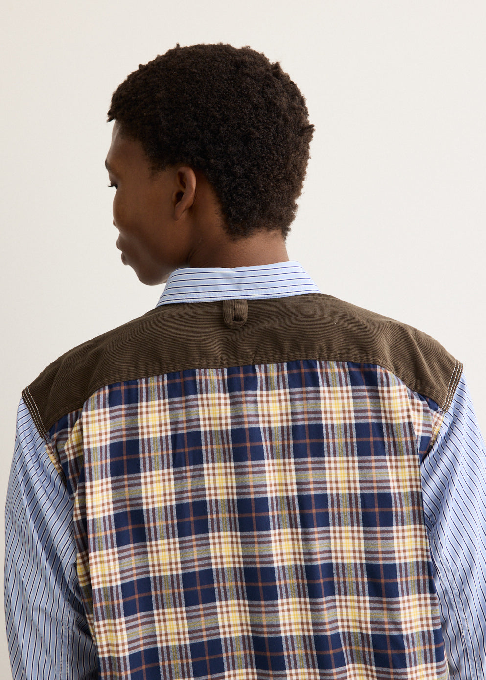 Stripe and Check Shirt